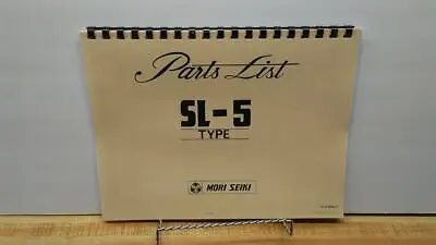 Mori Seiki SL-5 Slant Bed Lathe Parts Manual • $28