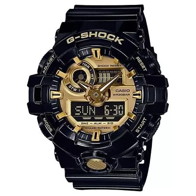 CASIO G-SHOCK GA-710GB-1AJF Gold Analog & Digital Men's Watch New In Box • $215.63