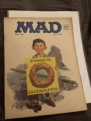 Vintage MAD MAGAZINE #90 October 1964 - Good Condition Shipping Included • $16.90