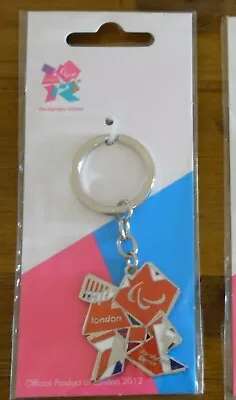 OFFICIAL London 2012 Paralympic Games Logo Keyring Union Jack • £1.95