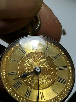 Antique  Ladies 9ct Gold Engraved  Fob Pocket Watch  • £199