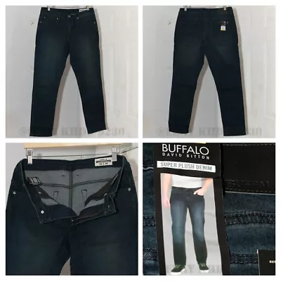 Dark Blue Buffalo David Bitton Men's Axel-X Slim Stretch Jean • $36