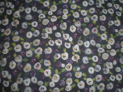Designers  Fabric Finest Cotton Lawn   Papaver  50 X 140 Cm Printed In The Uk • £9.95