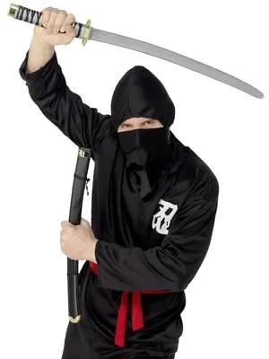 73cm Sword & Scabbard Samurai Ninja Warrior Costume Cosplay Plastic Weapon Prop • £9.70