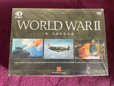 The History Channel WORLD WAR II IN COLOUR (6 Disc DVD Box Set) • £3.99