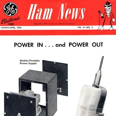 $7.25 • Buy Mar-Apr 1953 General Electric Ham Radio News Magazine GE Vacuum Tube Coil 7pg 2L