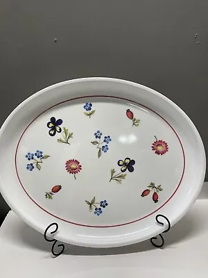 Villeroy & Boch PETITE FLEUR Oval Plastic Serving Tray MADE IN ITALY RARE • $39.99