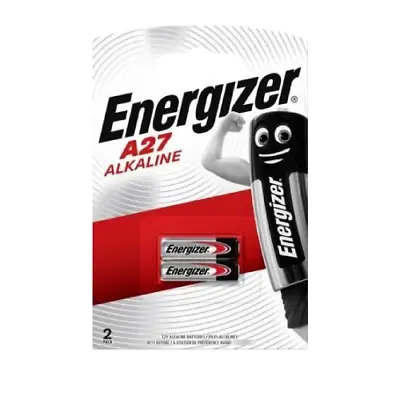 2 Energizer Alkaline A27 Batteries 12V CA22 EL-812 EL812 G27A L828 Exp 2025 • $7.08