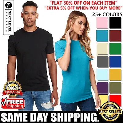 Next Level Apparel Unisex Premium CVC Crew Neck Short Sleeves T-Shirt - N6210 • $9.54