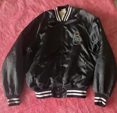 Vintage 1988 Howe Satin W/liner Texas Golden Gloves Boxing Champ Jacket XL Fair • $69.99