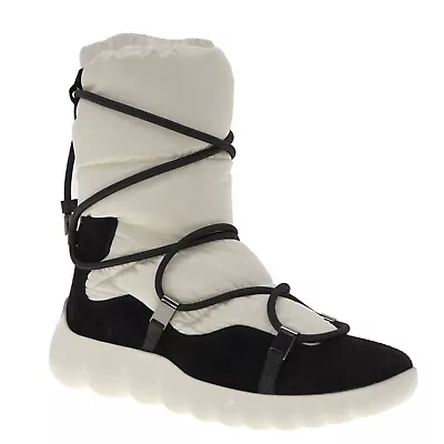 Moncler Boots Nylon White Cora Stivale Size 40 / 10 US New • $337.50