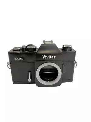 Vivitar 220/SL M42 Pentax Screw Lens Mount Camera SLR 35mm Film Camera Tested • $15.28