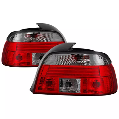 BMW 5-Series 97-00 Red Smoke Rear Tail Lights Set Lamp 528i 530i 540i M5 • $81.80