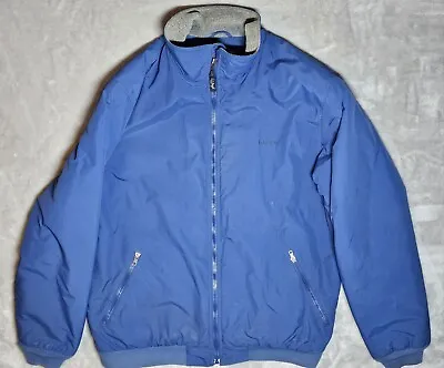 L.L. Bean Men's Vintage Winter Jacket XL TALL Fleece Lined Blue  0 UF44 • $24.14