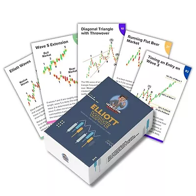 Stock Market Flash Cards For High Probability Elliott Wave Technical Analysis • $39.99