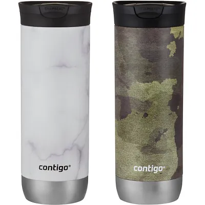 Contigo 20 Oz. Huron 2.0 Couture SnapSeal Insulated Stainless Steel Travel Mug • $22.99