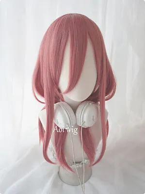 The Quintessential Quintuplets Nakano Miku Wig Cosplay Pink Short • $30.58