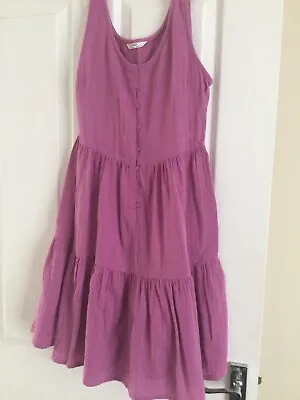 Girls Marks And Spencer Purple Dress - 13-14 Years • £10