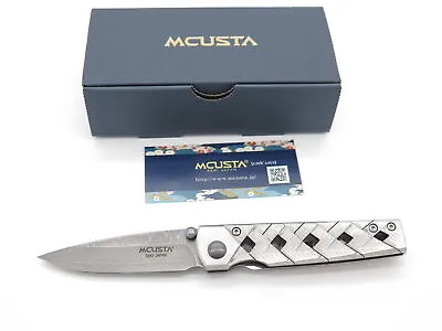 Mcusta Seki Japan Yoroi MC-37D VG-10 San Mai Damascus Small Folding Pocket Knife • $252