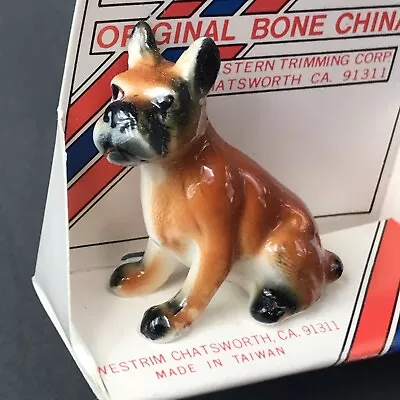 1980s Westrim Brown Dog Schnauzer Original Bone China Figurine New NOS 1.25  • $9.99