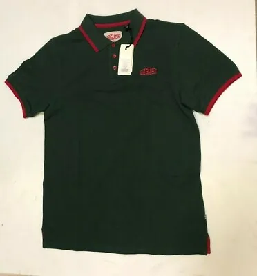 Genuine Jaguar Men's Core Heritage T-Shirt Polo - Green 50JFM347GN • £25