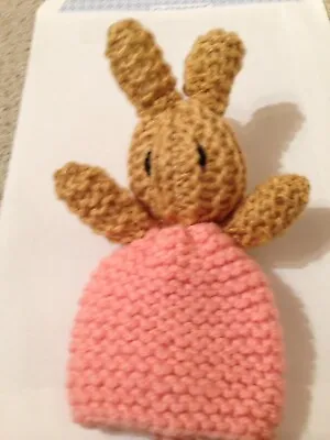 Hand Knitted Bunny Egg Cosy. • £2.30