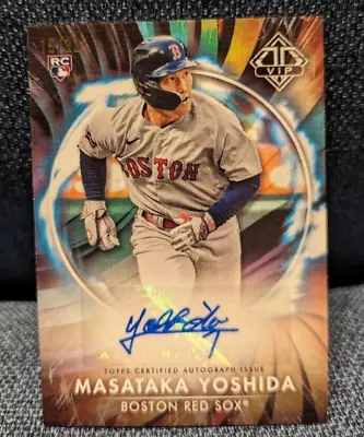 2023 Masataka Yoshida /25 Topps RC Rookie Auto Boston Red Sox #VIPA-MY • $191.12