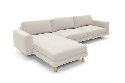 Snug The Big Chill Biscuit & Metal Left Chaise & 3 Seater Sofa RRP £2369 • £714.99