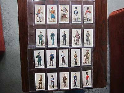 PLAYERS UNIFORMS OF THE TERRITORIAL ARMY 1939 SET (in Sleeves) Vgc/exc • £3.50