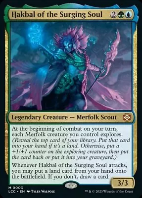 1x Hakbal Of The Surging Soul - Foil MTG Commander The Lost Caverns Of Ixalan NM • $1.90