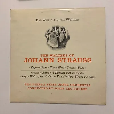 £6.99 • Buy The World's Great Waltzes - The Waltzes Of Johann Strauss 12   Vinyl LP