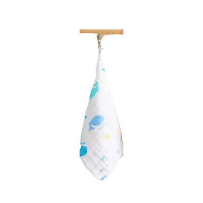 100% Cotton Whale Soft Baby Wash Bath Cloth Muslin Saliva Dribble Wipe 0+ Unisex • £4.99