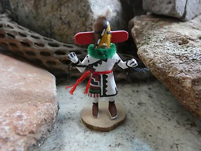 SMALL 2.5  Sunset Crater Vintage Kachina Doll Handcarved Native American K21 • $29.95