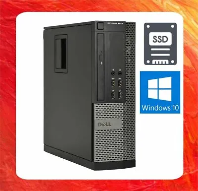 Dell Optiplex 9020 Intel Core I7 4770 3.4ghz 16gb 480gb Ssd Dvdrw Win10 Pro  • $299