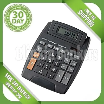 £4.09 • Buy Large Calculator Jumbo Button Numbers Desk Top School Office Home Battery Pop Up