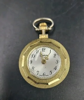 Vintage 34mm Endura Womens Swiss Watch Pendant For Parts Or Repair • $19.99