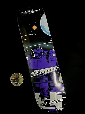 RARE Devine Calloway Transformers Optimus Prime PROD Primitive Skateboard Deck • $174.79