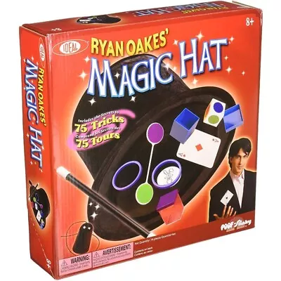 Ideal - Ryan Oakes'' Magic Hat 75 Tricks Learn To Be A Magician Kit  • $19.99