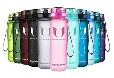 £18.51 • Buy Super Sparrow Sports Water Bottle - 1000ml  Assorted Size Names , Colour Names 