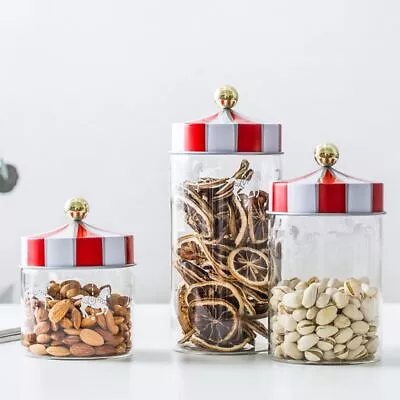 Sealed Food Container Glass Storage Tank Food Storage Bottle  Confectionery • $23.74