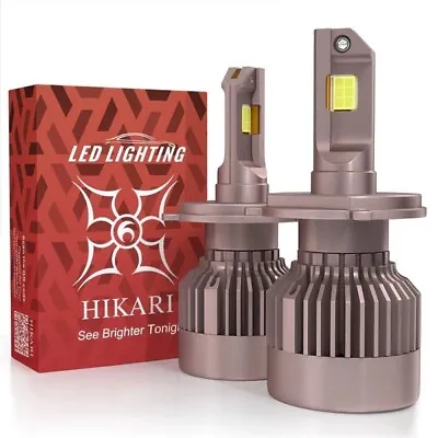 HIKARI 2023 Future 9012(HIR2) LED Light Bulbs 65W 30000LM 6000K White (Pair) • $99.99