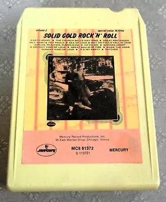 Solid Gold Rock 'N' Roll Vol. 2- 8 Track Tape Various Artist  • $0.99