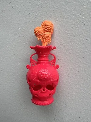 Monster High Skelita Calaveras Art Class Pottery With Orange Flowers • $13.99