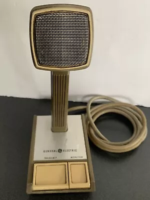 Vintage GE Desk Stand Dispatch Microphone • $12
