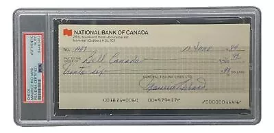 Maurice Richard Signed Montreal Canadiens  Bank Check #437 PSA/DNA • $249.99