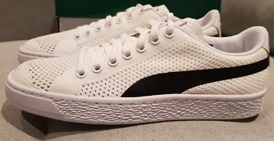 $75 • Buy Puma Mens Basket Classic Evoknit Shoe Sneaker In White 7.5 US, 6.5 UK