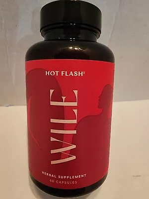 Wile Womens Hot Flash Herbal Supplement 60 Capsules Menopause Support New Sealed • $12