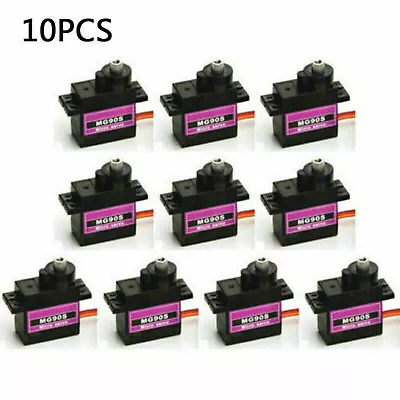 5/10 PCS MG90S Micro Servo Motor Metal Gear For RC Helicopter Airplane Car Robot • $9.29