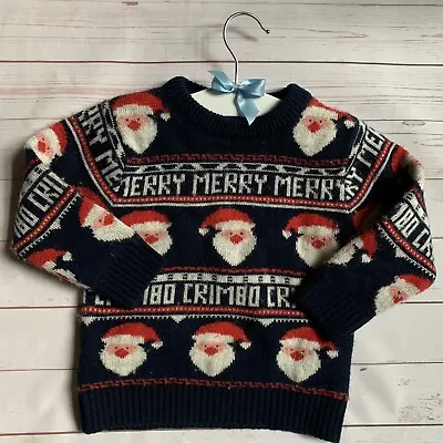 Baby 12-18 Months - CHRISTMAS Jumper - NEXT Santa Crimbo Wool Blend • £5