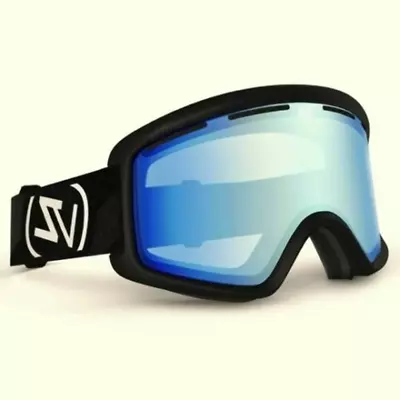 VonZipper Snow Goggles Beefy Black Gloss Yellow Chrome BYA Von Zipper Snow Ski • $44.99